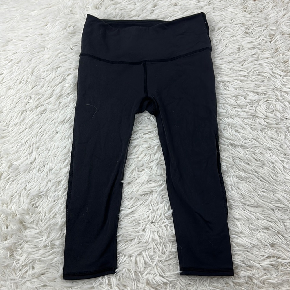 Lululemon Reveal Crop (15") Black